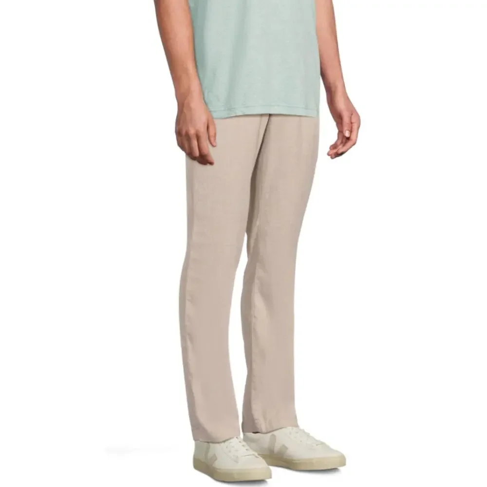 TOMMY BAHAMA Men's Beach Coast Linen Pants XL Stone Khaki 32